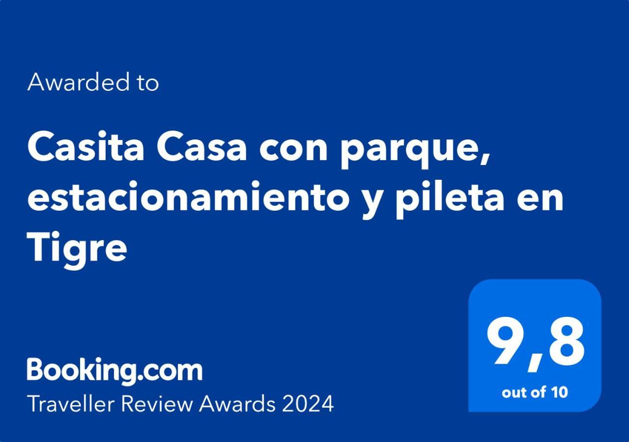 Casita Casa Con Parque, Estacionamiento Y Pileta En Tigreヴィラ エクステリア 写真